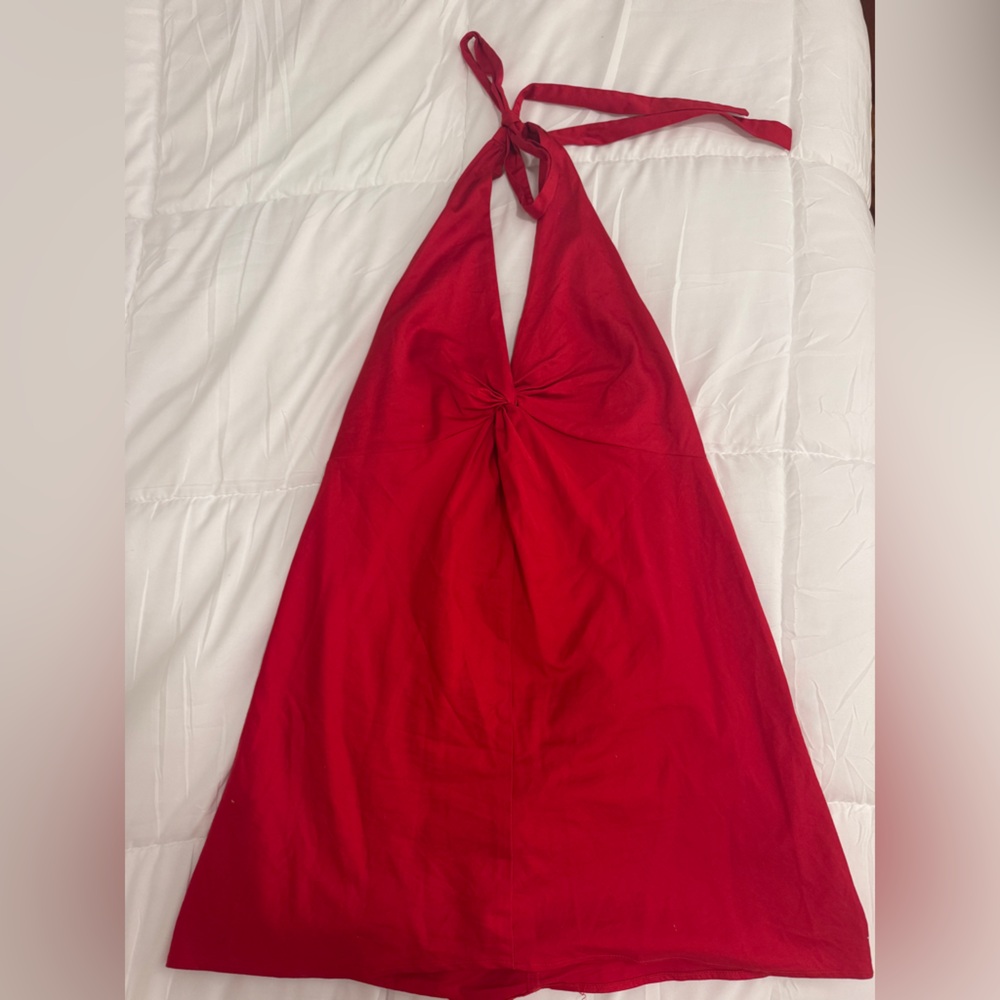 Reformation Jessella Red Mini Dress Size 4